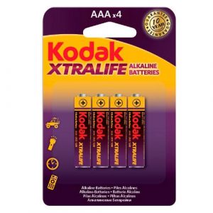 Pilas Kodak Xtralife Alcalinas LR03 AAA  1.5v (4 unid.) / 30951990