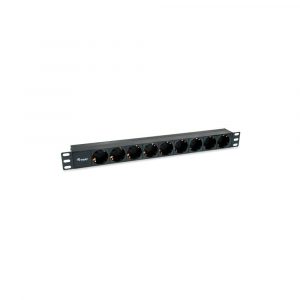 Regleta 9 tomas Equip / Para rack / 1.8 m / Negra / 333282