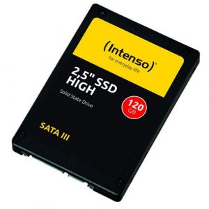 Disco duro 2.5 SSD Intenso 120Gb High Performance / 3d Nand SLC / Sata 3 / 520mb/s 3813430