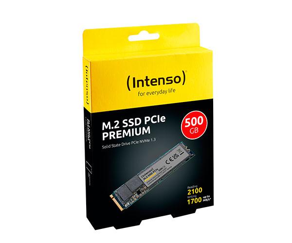 Disco Duro SSD M.2 Nvme Intenso Premium / 500Gb / M.2 2280 / 2100-1700 MB/s - Imagen 3