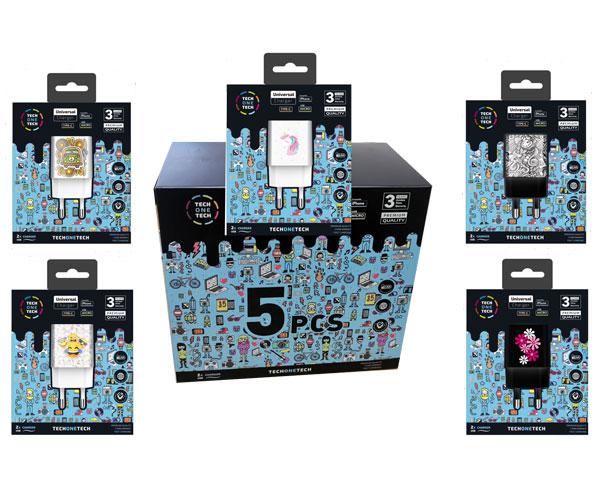 Cargador de red Usb x2 / 12w / Be Original Green Camper / TEC2503 - Imagen 2