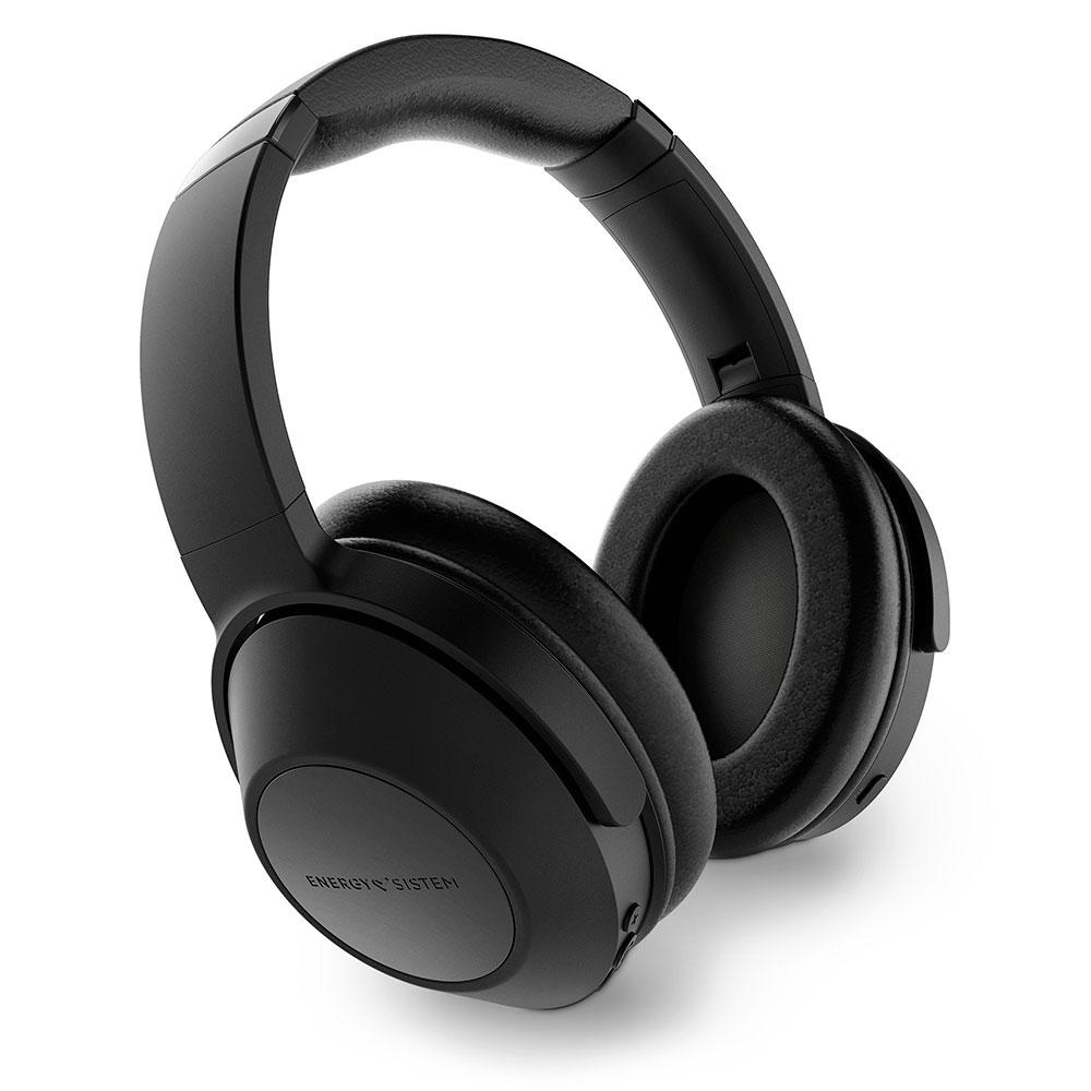 Auriculares Bluetooth Energy Sistem Travel 6 ANC / Cancelacion de ruido / Carga Rapida / Negro / 453078