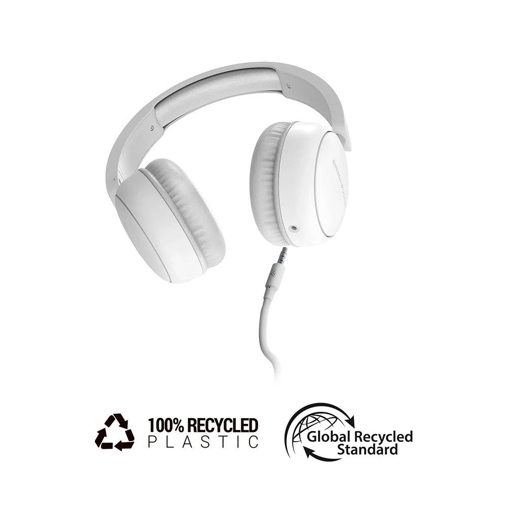 Auriculares Diadema Energy Sistem FunVibe / Circumaurales / Diseño Ultraligero / Microfono Integrado / Cable Extraible / Blanco / 457649 - Imagen 2