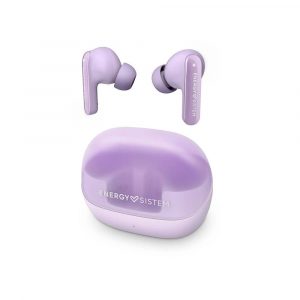 Auriculares Inalambricos Bluetooth Energy Sistem Serenity ANC / Cancelacion de ruido 30 dB / Bt 5.4 / 25h Autonomia / IPX4 / Morado / 459186
