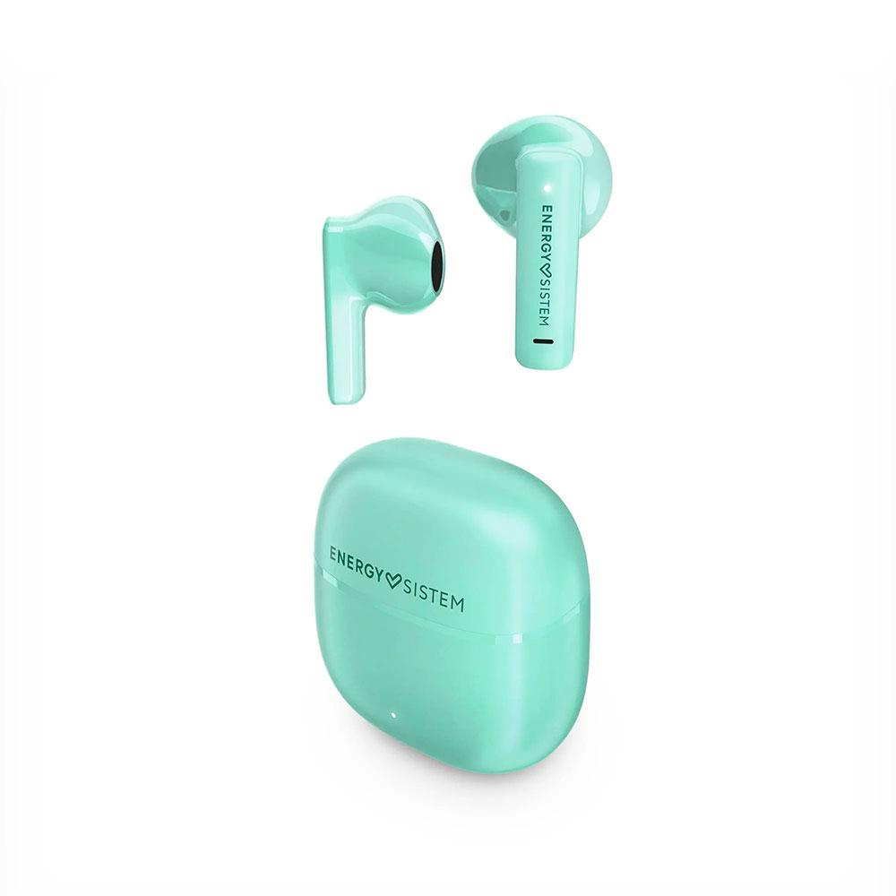 Auriculares Inalambricos Bluetooth Energy Sistem Streetmusic / BT 5.4 / 20h autonomia / Verde / 459216