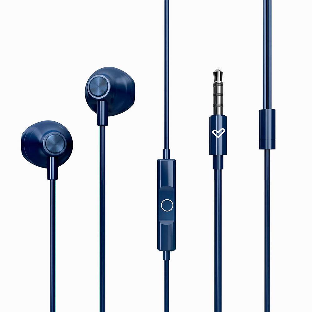 Auriculares Energy Sistem EasyPods / Conector Jack 3.5 / Cable 1.2 / Microfono Integrado / Control de Volumen / Azul / 459308 - Imagen 3