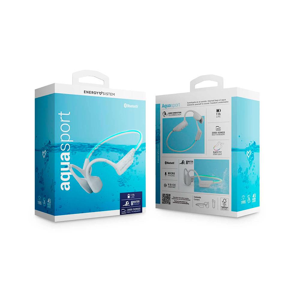÷ Auricular bluetooth energy system conduccion osea aquasport sumergibles ipx8 bt 5.4 8gb mp3 - Imagen 6