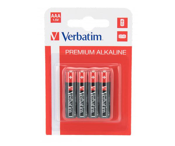 Pilas Verbatim Alcalinas LR03 AAA 1.5v (4 unid.) / 049920-46