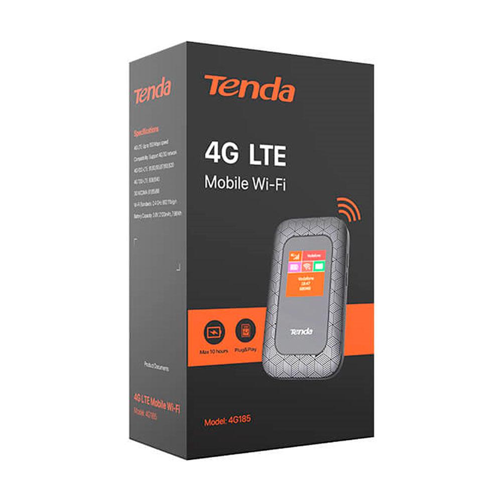 Router MIFI TENDA 4G185 / 4G Lte / Wifi / 2 antenas / 2100 Mah / Negro - Imagen 3