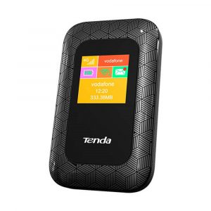 Router MIFI TENDA 4G185 / 4G Lte / Wifi / 2 antenas / 2100 Mah / Negro