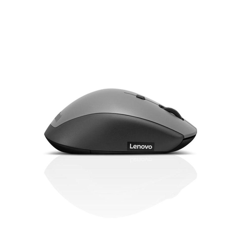 Raton Inalambrico Lenovo Thinkbook Ergonómico / 7 botones / 2400dpi / Plata - Negro / 4Y50V81591 - Imagen 4