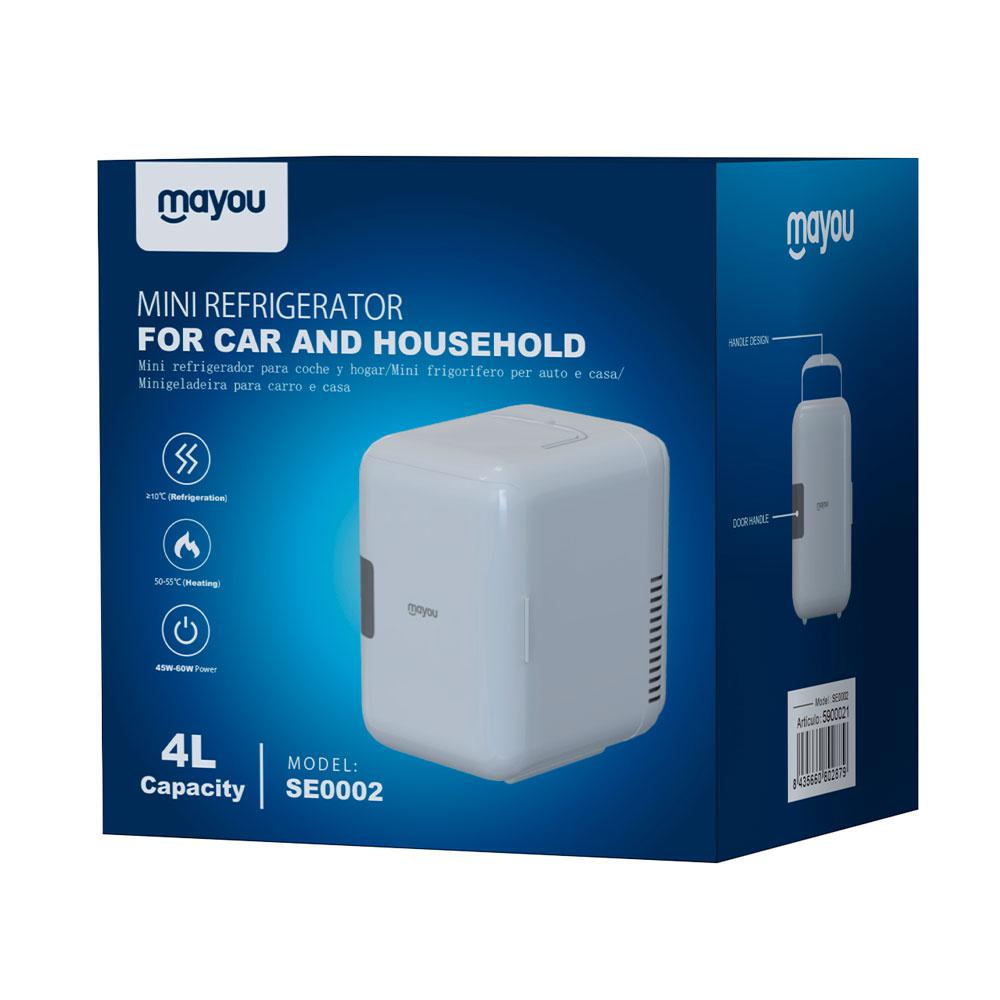 Mini Nevera SE002 / Coche - Hogar / 45-65W / 4 Litros / Mayou / 5900021 - Imagen 3