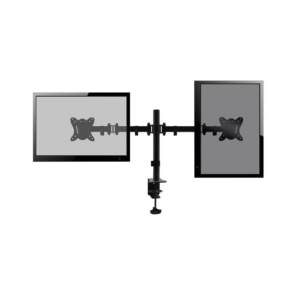 Soporte de mesa Monitor / Tv 13-32 / Para 2 Monitores / Hasta 8Kg / Abrazadera / Equip 650152" - Imagen 2