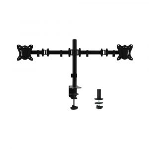 Soporte de mesa Monitor / Tv 13-32 / Para 2 Monitores / Hasta 8Kg / Abrazadera / Equip 650152"