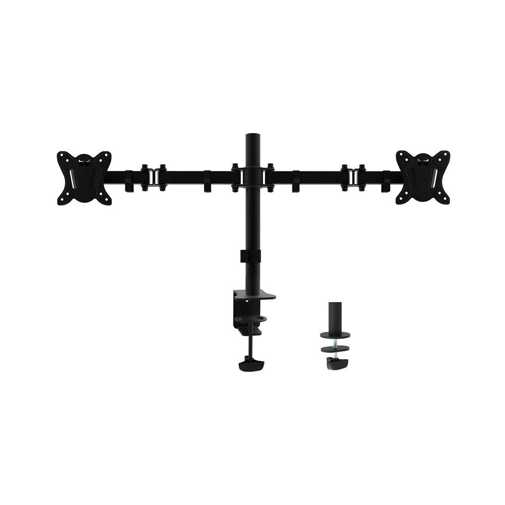 Soporte de mesa Monitor / Tv 13-32 / Para 2 Monitores / Hasta 8Kg / Abrazadera / Equip 650152"