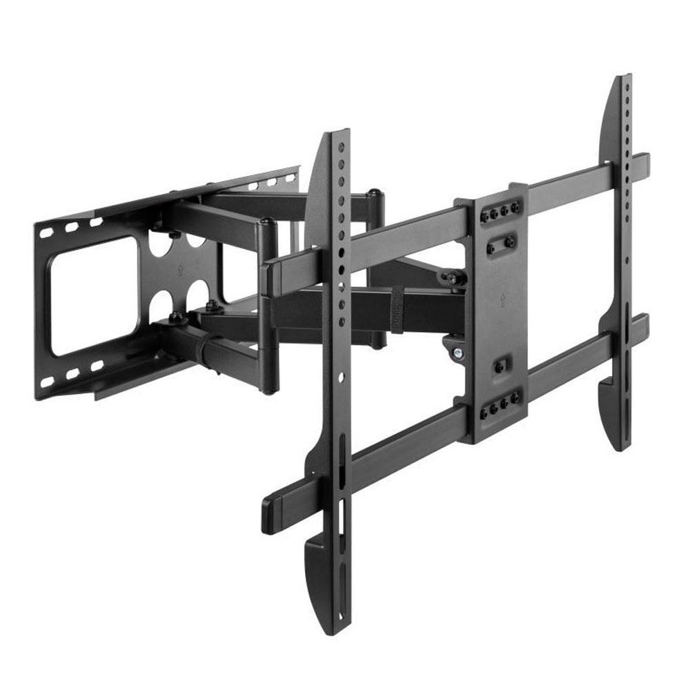 ÷ Soporte de pared orientable equip para pantalla de 37- 80" doble brazo inclinable y giratoria max. "