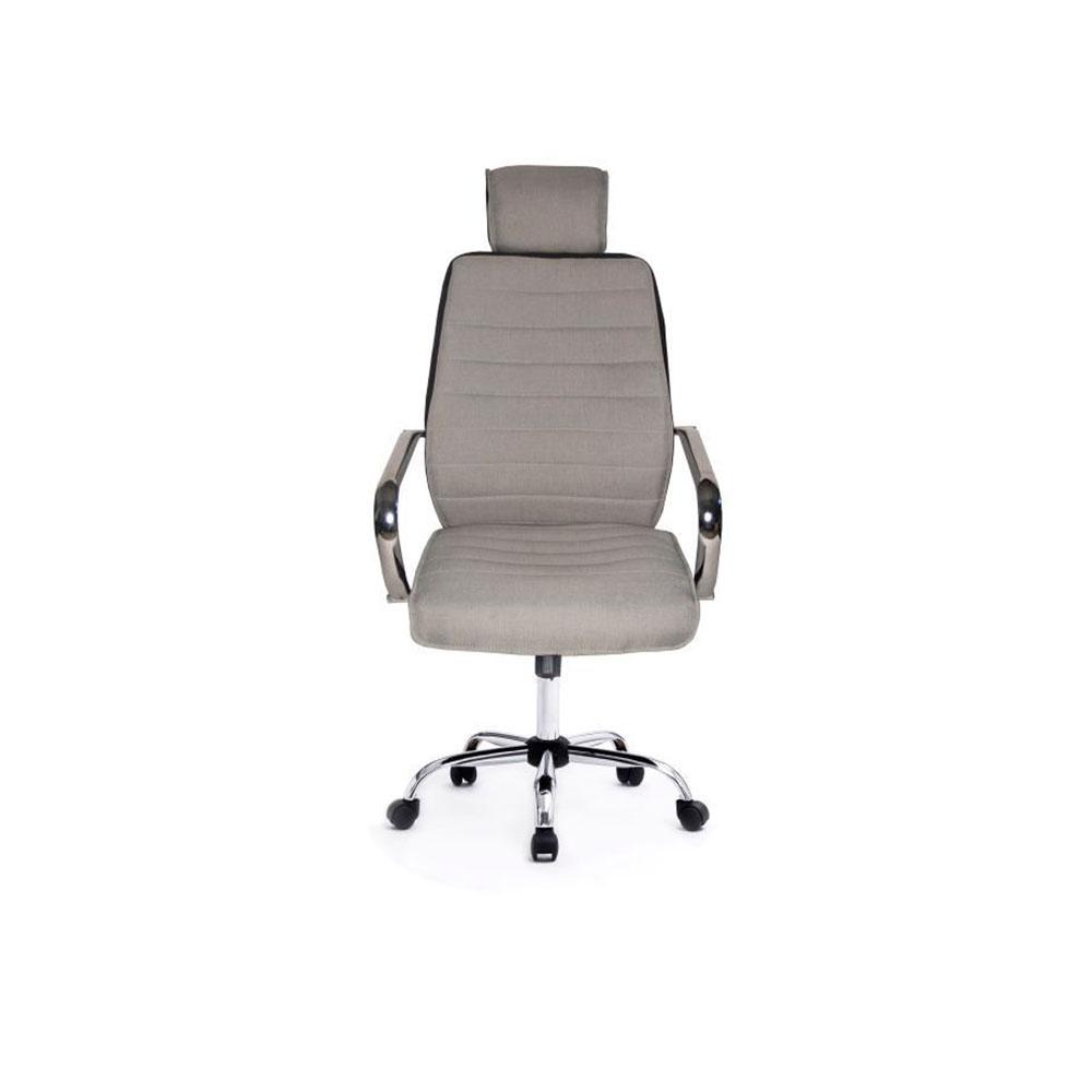 ÷ Silla de oficina equip respaldo medio color gris recubrimiento pu de alta calidaddise?o ergonomico - Imagen 2