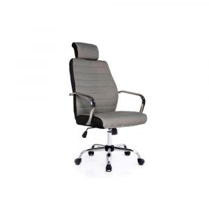 ÷ Silla de oficina equip respaldo medio color gris recubrimiento pu de alta calidaddise?o ergonomico