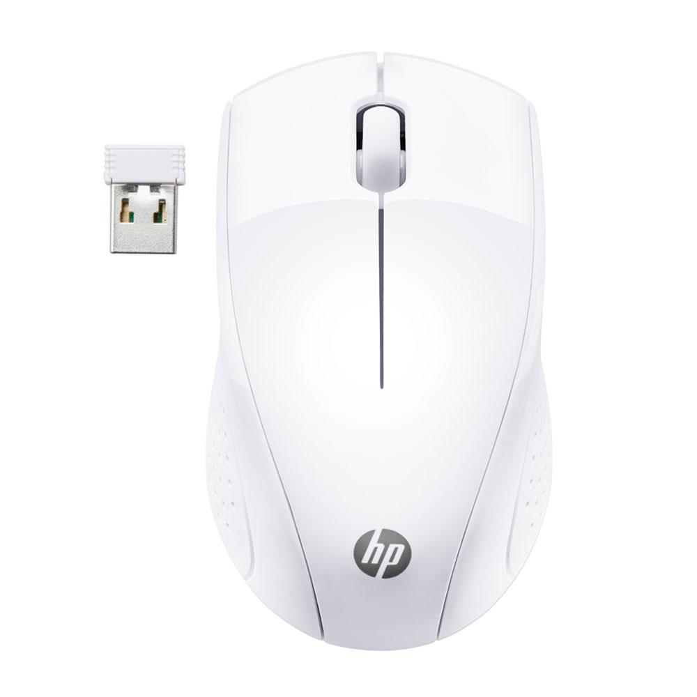 Raton inalámbrico HP 220 / 1.300dpi / Ambidiestro / Blanco nieve