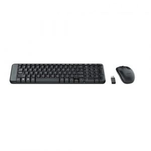 Combo Teclado + Raton Inalámbrico Logitech MK220 Negro