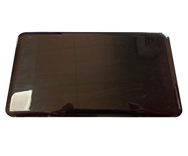 Estuche porta mascarillas negro rectangular 190 x 110 mm