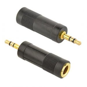 Adaptador audio estereo Jack 3.5mm Macho a Jack 6.3mm Hembra / Cablexpert A-6.35f-3.5m