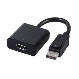 Adaptador DisplayPort a HDMI M/H / 10cm / Negro / Cablexpert / a-dpm-HDMIf-002