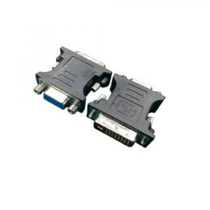 Adaptador DVI-I 24+5 macho a VGA hembra / Negro / Cablexpert a-dvi-vga-bk