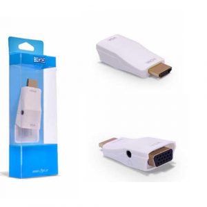 Adaptador HDMI a VGA + Audio / Jack 3.5mm / 1080p / 3Go / A127