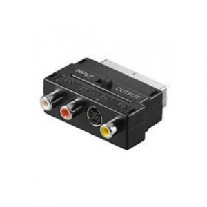 Adaptador Video Euroconector a RCA / S-Video