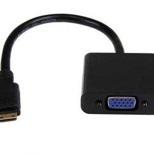 Conversor Mini HDMI a VGA + audio