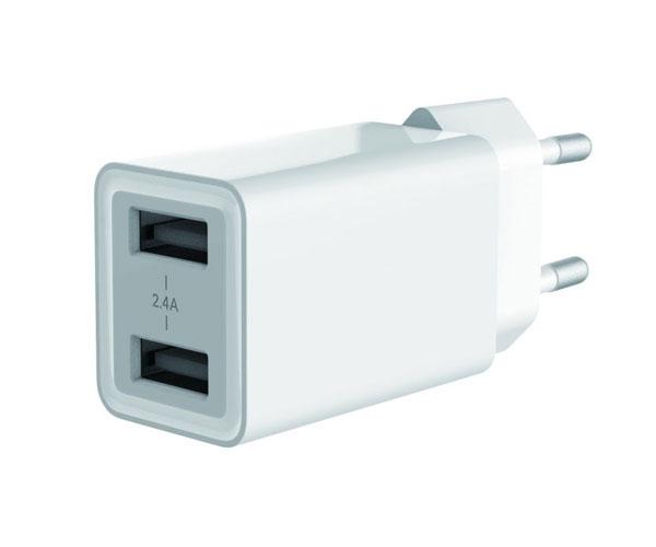 Cargador de red Usb x2 / 12w / Blanco / Althea Mini / Conceptronic / ALTHEA06W - Imagen 2