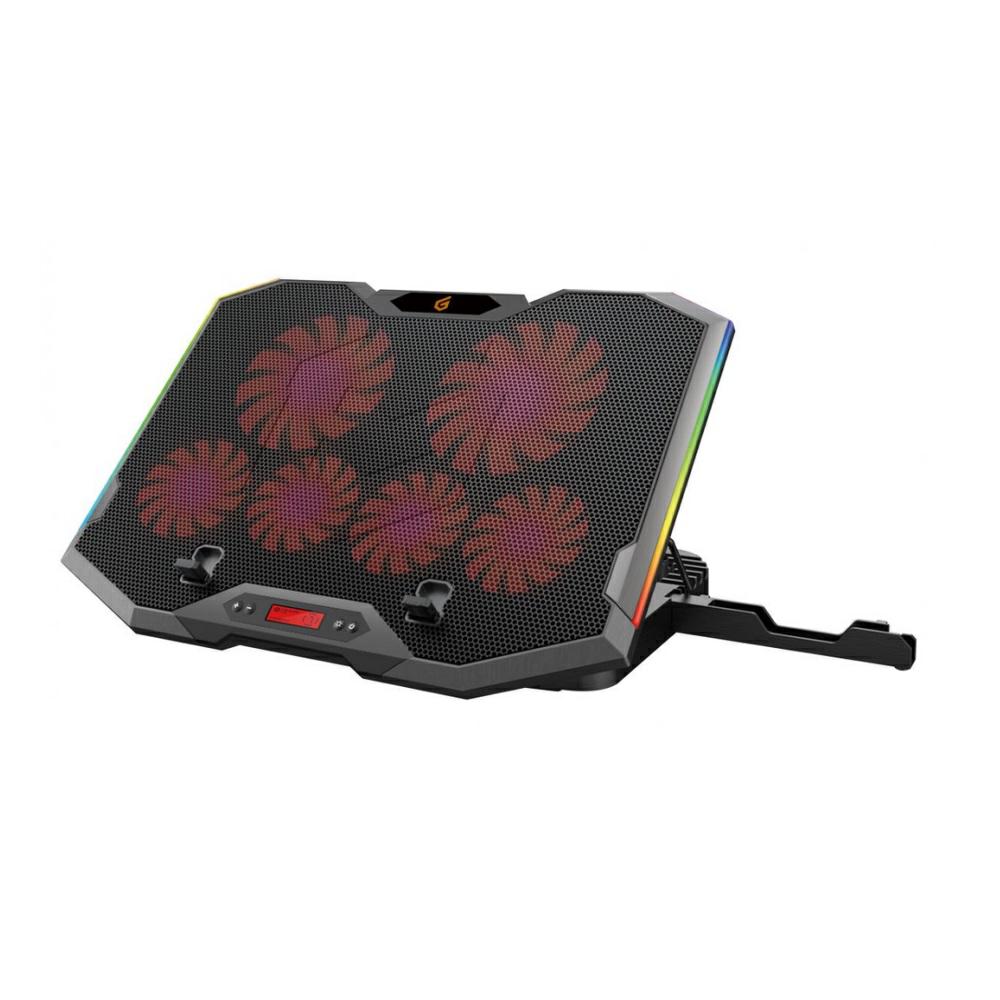 Base refrigeradora Conceptronic Gaming THYIA01B / Hasta 17 / Led Rgb / 6x Fan"