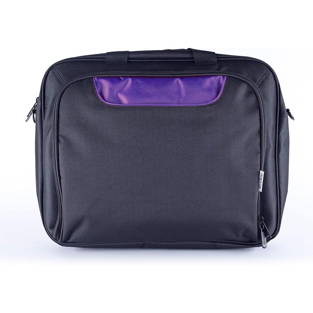 Maletin portatil Approx APPNBCP15BP / hasta 15.6 pulg./ Negro-Purpura / APPNBCP15BP