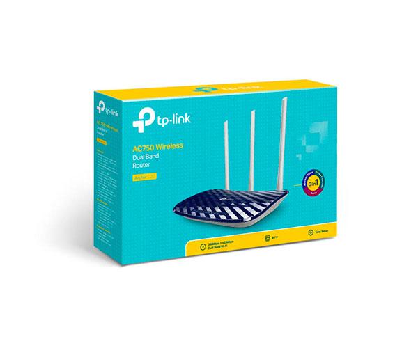 Router Wifi Tp-Link Archer C20 / Ac750 Dual Band / 3 Antenas fijas - Imagen 3