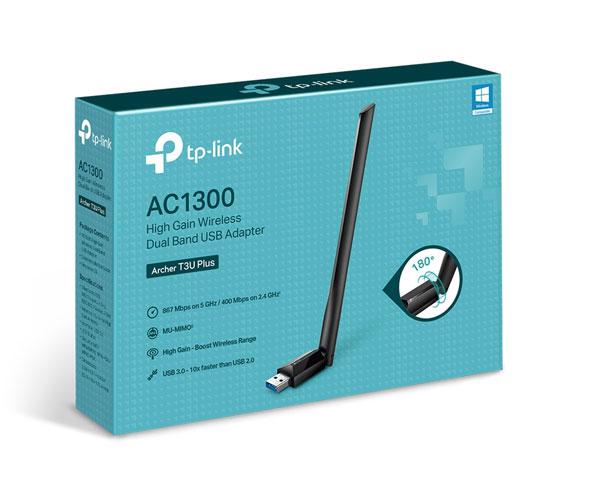 Tarjeta de red USB Wifi Archer T3U Plus Dual Band Ac1300 TP-Link - Imagen 3