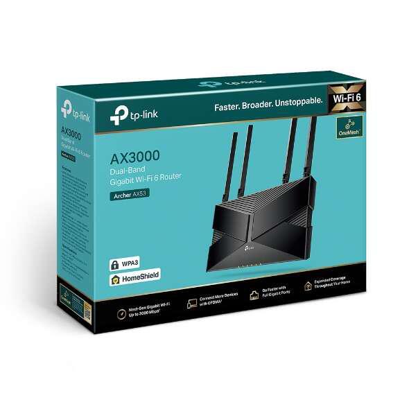 Router Wifi Tp-Link Archer AX53 / Wifi 6 / AX3000 / Dual Band / WPA3 / 4x Lan Gigabit / Compatible EasyMesh - Imagen 3