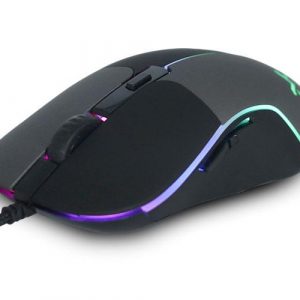 Raton Gaming Droxio Brave / 6400 Dpi / 6 Modos Led / Negro