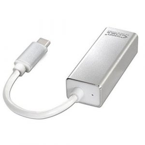 Adaptador conversor Type-C a Ethernet Gigabit RJ45 / 15cm / Nanocable 10.03.0402