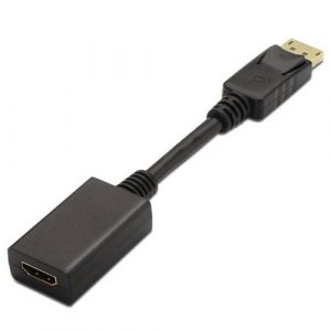 Adaptador DisplayPort a HDMI M/H / 15cm / Negro / Nanocable 10.16.0502