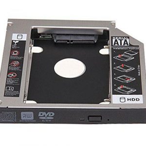 Adaptador aluminio HDD/SSD 9.5mm a portatil de 12.7mm  Nanocable / C-10.99.0102