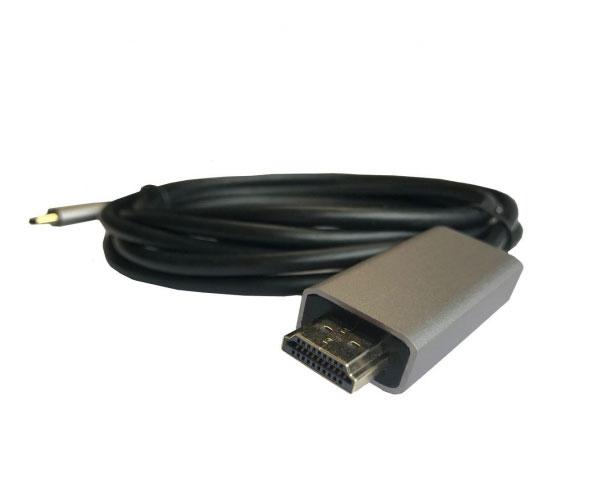 Cable Hdmi a Type-C C137 / 3Go / 2 Metros / 4K 60 Fps - Imagen 2