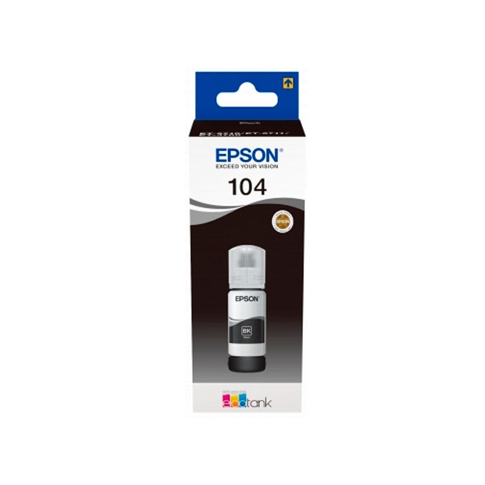 Botella Tinta Original Epson 104 Negro / Ecotank Et-2710