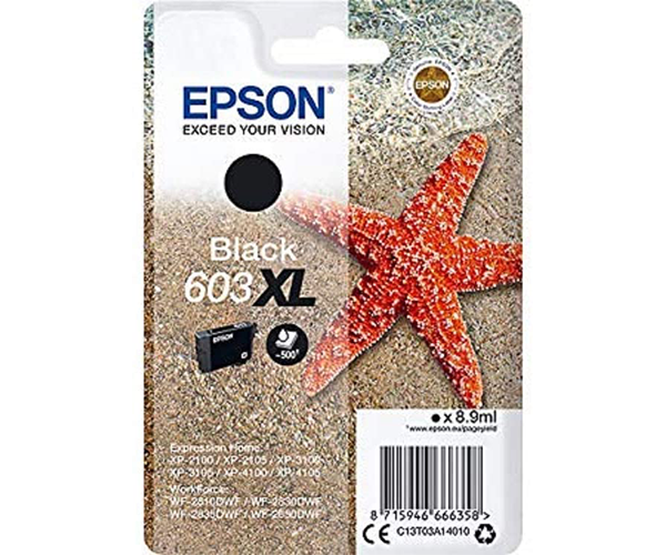 ÷ Singlepack black 603xl ink