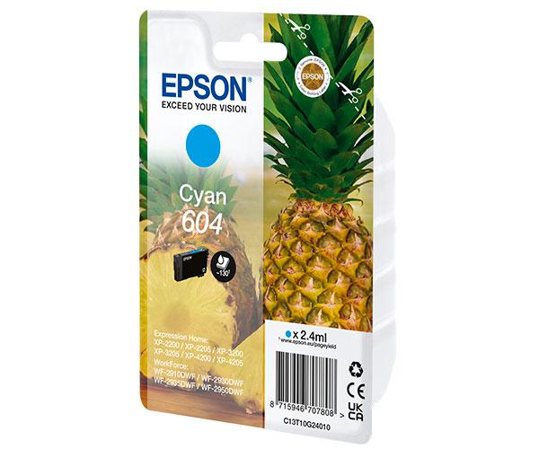 Tinta Original Epson 604 Cian XP-2200 / WF-2910DWF - Imagen 2