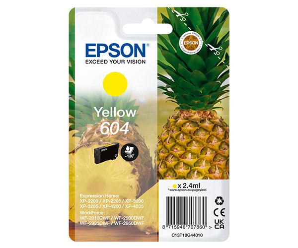 Tinta Original Epson 604 Amarillo XP-2200 / WF-2910DWF
