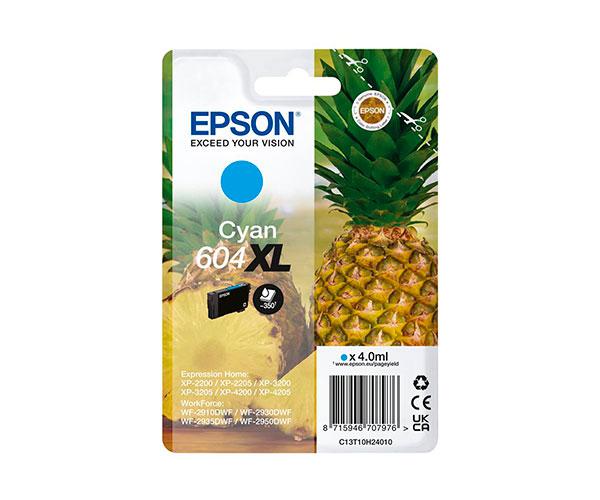 Tinta Original Epson 604 XL Cian XP-2200 / WF-2910DWF
