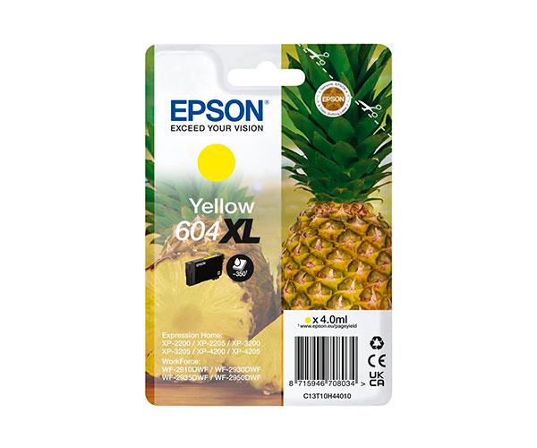 Tinta Original Epson 604 XL Amarillo XP-2200 / WF-2910DWF