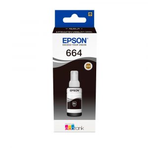 Tinta Original Epson Bote Ecotank T6641 / Negro / Et-2500 / Et-2600 / Et-4500