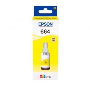 Tinta Original Epson Bote Ecotank T6644 / Amarillo / Et-2500 / Et-2600 / Et-4500